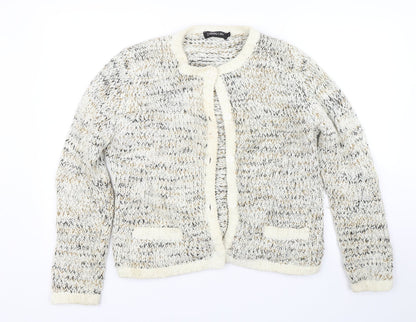 Womens UK Size L Passport Beige Cardigan Jumper