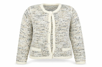 Womens UK Size L Passport Beige Cardigan Jumper
