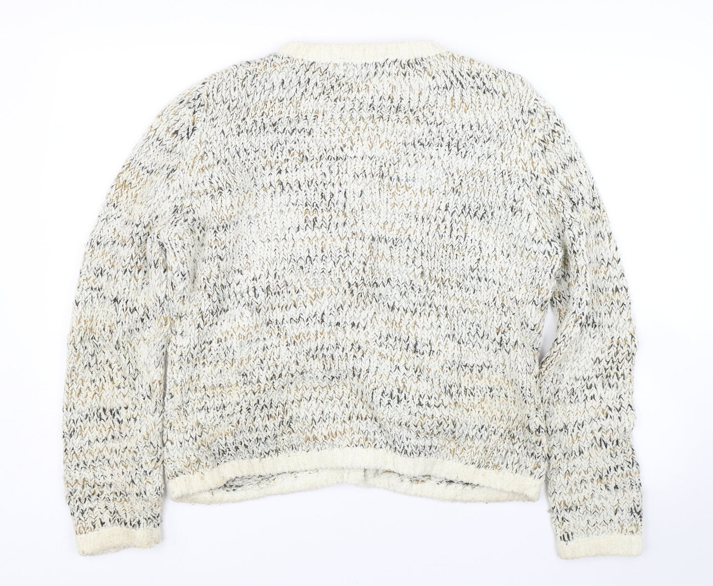 Womens UK Size L Passport Beige Cardigan Jumper