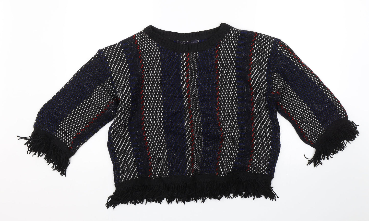 Womens UK Size M M&S Multicoloured Pullover Jumper