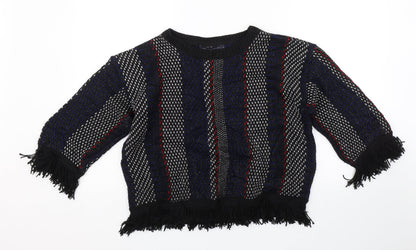 Womens UK Size M M&S Multicoloured Pullover Jumper
