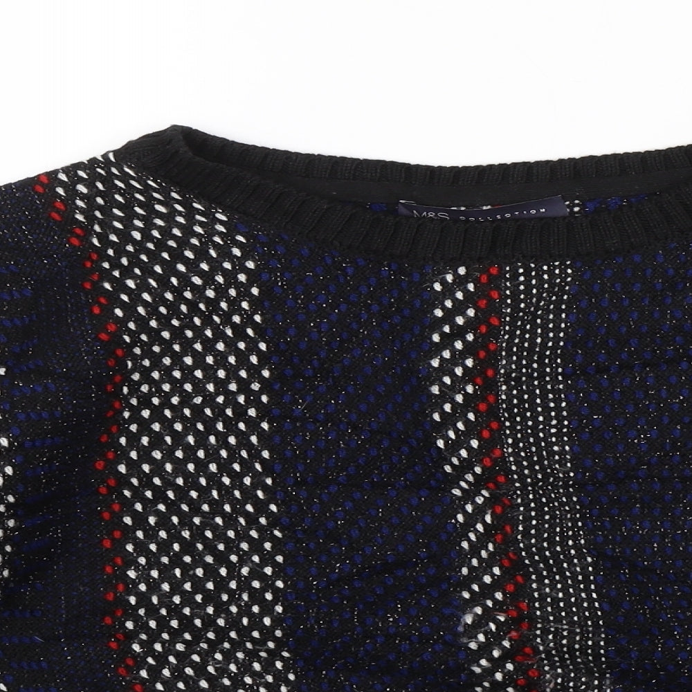 Womens UK Size M M&S Multicoloured Pullover Jumper