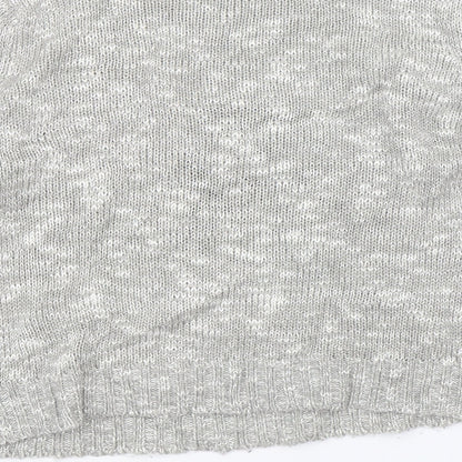 Womens UK Size S Peacocks Grey Pullover Jumper