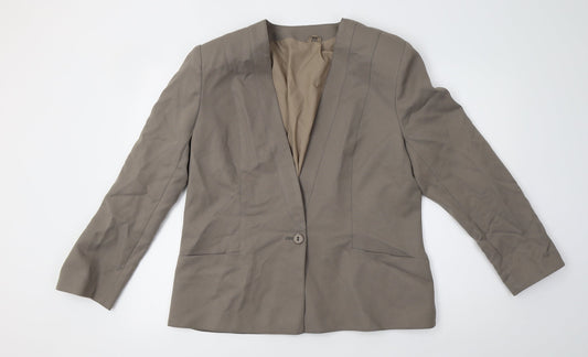 Womens UK Size 18 Preworn Regular Grey Blazer