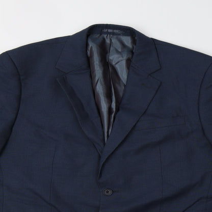 Henley Mens Blue   Jacket Blazer Size 44