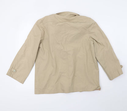 Womens UK Size 18 Preworn Beige Varsity Jacket