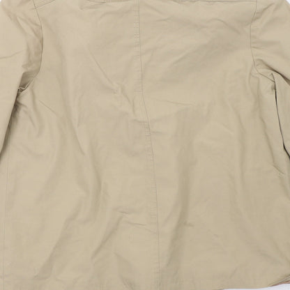 Womens UK Size 18 Preworn Beige Varsity Jacket