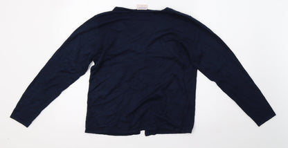 Womens UK Size S mackays Blue Cardigan Jumper