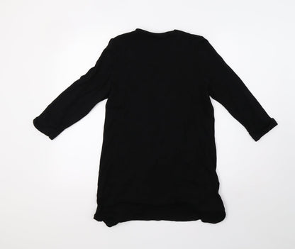 Womens UK Size S Wallis Black Cardigan Jumper