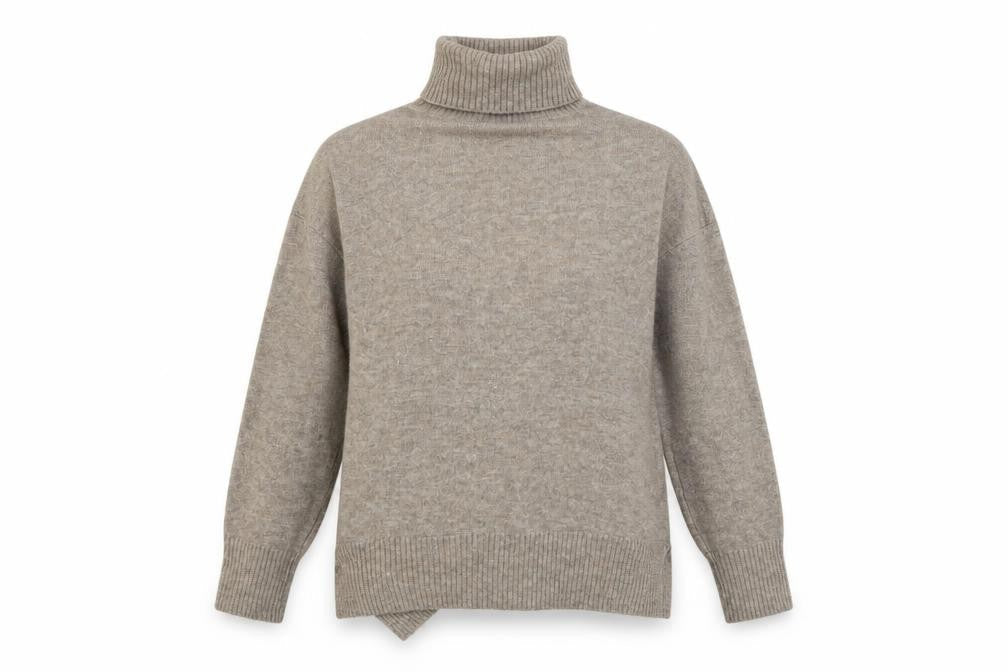 Womens UK Size S H&M Grey Henley Sweatshirt