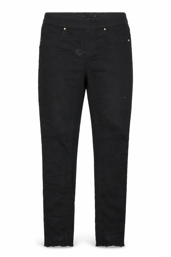 Preworn Womens Black  Denim Jegging Trousers Size 8 L31 in