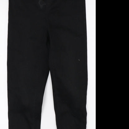 Preworn Womens Black  Denim Jegging Trousers Size 8 L31 in