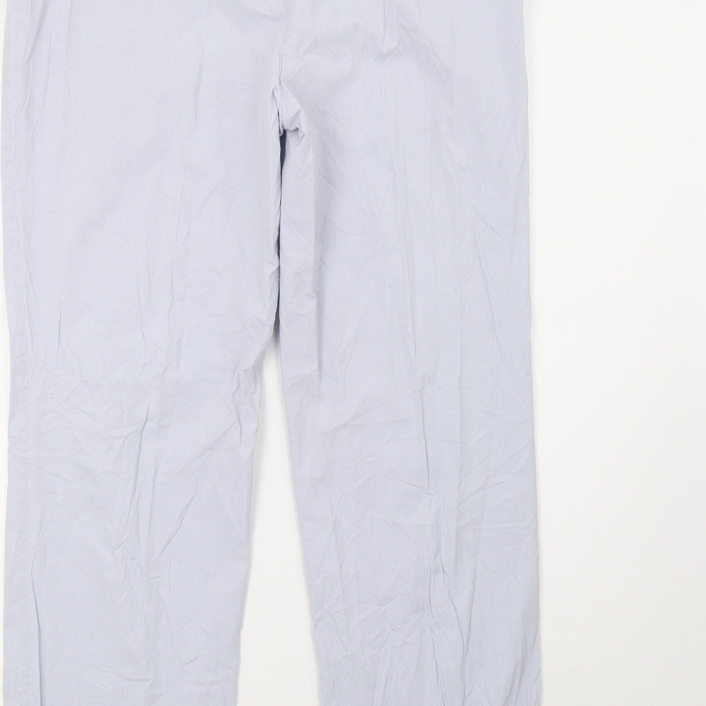 Womens UK Size 12 Preworn Regular Fit  Purple Trousers