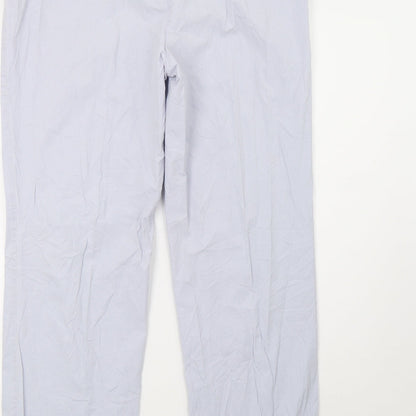 Womens UK Size 12 Preworn Regular Fit  Purple Trousers