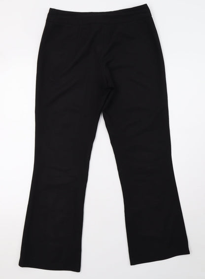 George Womens Black   Trousers  Size 12 L30 in