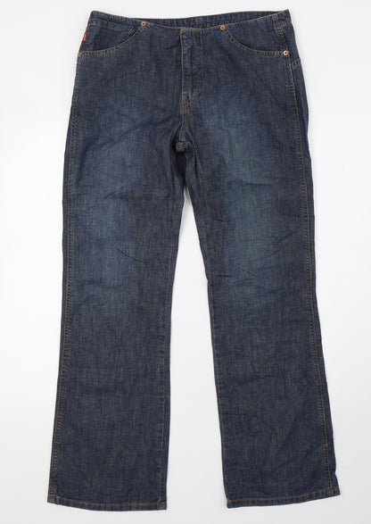 mac Womens Blue  Denim Boyfriend Jeans Size 36 L32 in