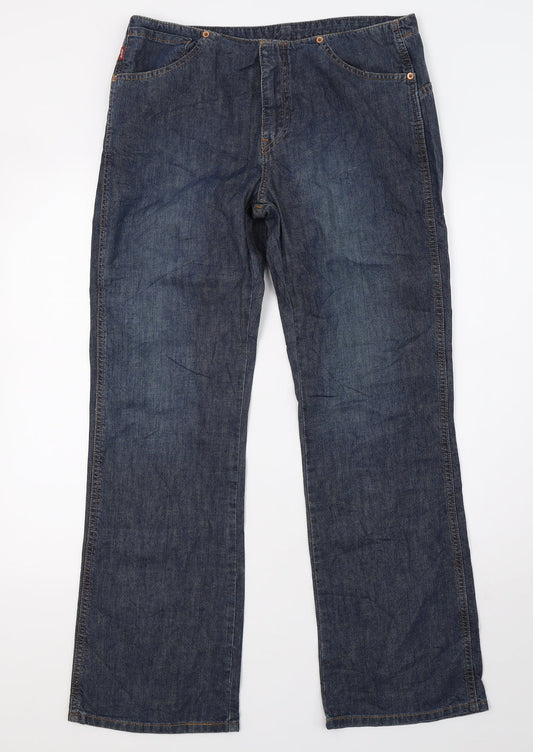 mac Womens Blue  Denim Boyfriend Jeans Size 36 L32 in