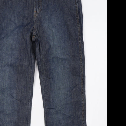 mac Womens Blue  Denim Boyfriend Jeans Size 36 L32 in