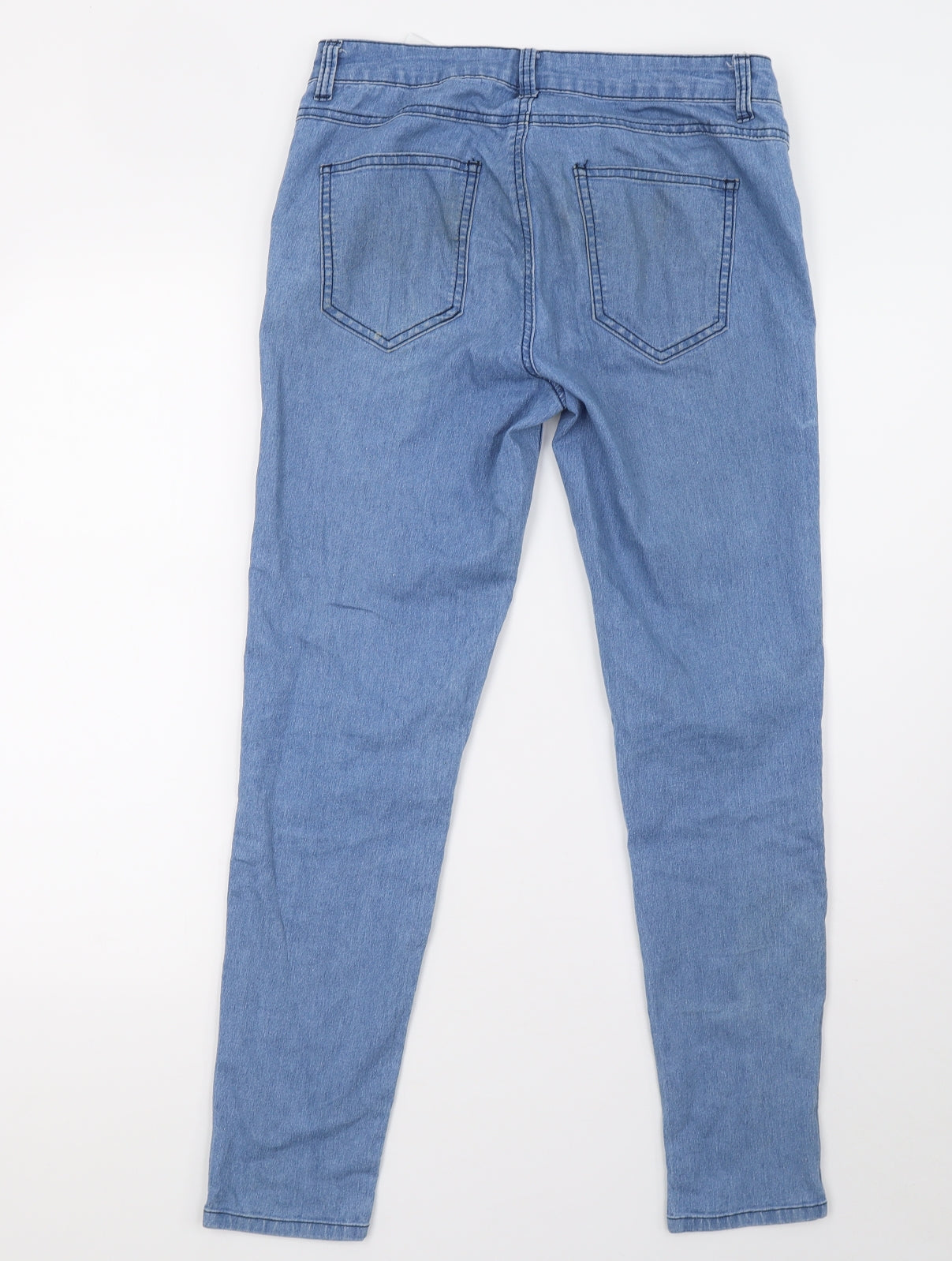 first and i  Womens Blue  Denim Skinny Jeans Size L L30 in