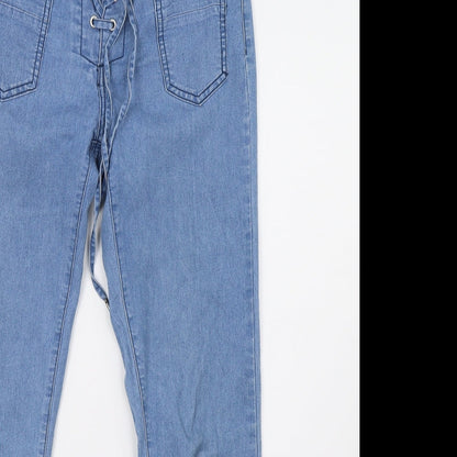first and i  Womens Blue  Denim Skinny Jeans Size L L30 in