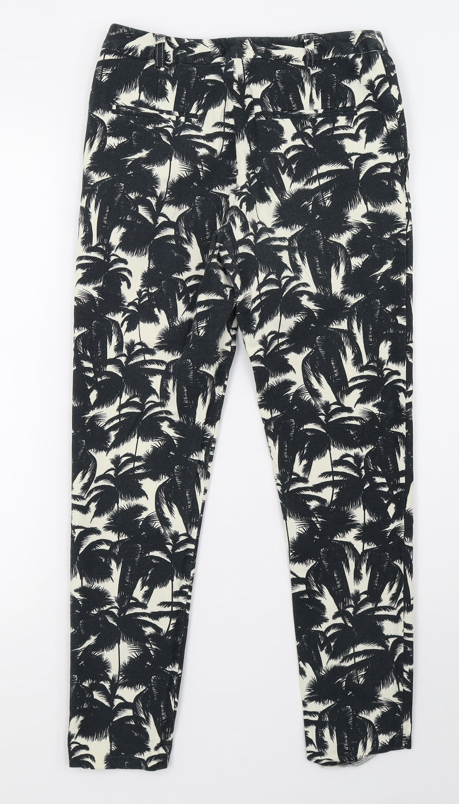 Topshop Womens Green Camouflage Denim Mom Jeans Size 8 L27 in