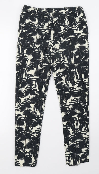 Topshop Womens Green Camouflage Denim Mom Jeans Size 8 L27 in