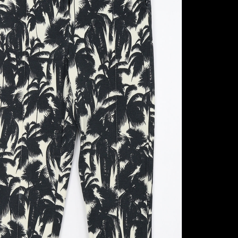 Topshop Womens Green Camouflage Denim Mom Jeans Size 8 L27 in