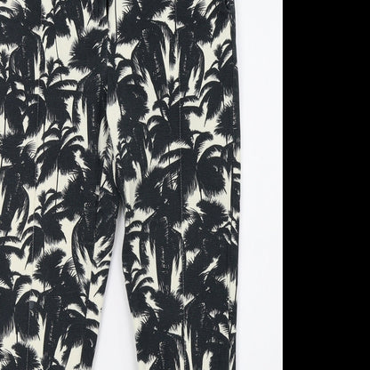 Topshop Womens Green Camouflage Denim Mom Jeans Size 8 L27 in