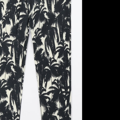 Topshop Womens Green Camouflage Denim Mom Jeans Size 8 L27 in