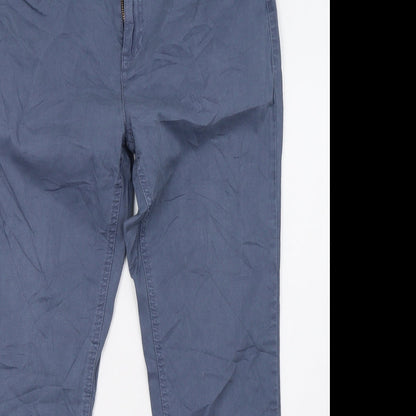 Womens UK Size 41 in Janina Regular Fit  Blue Trousers