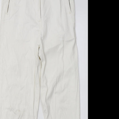 Womens UK Size 8 Stooker Regular Fit Skinny White Jeans
