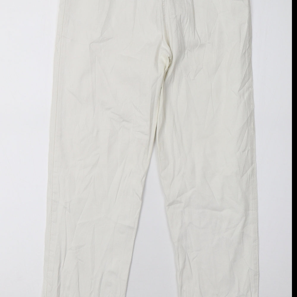 Womens UK Size 8 Stooker Regular Fit Skinny White Jeans