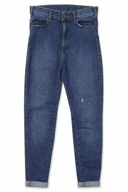 Womens Blue  Denim Skinny Jeans Size M L28 in