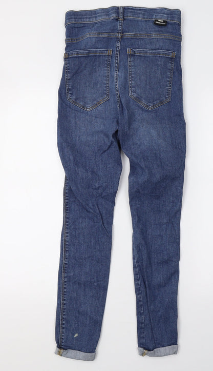Preworn Womens Blue  Denim Skinny Jeans Size M L28 in