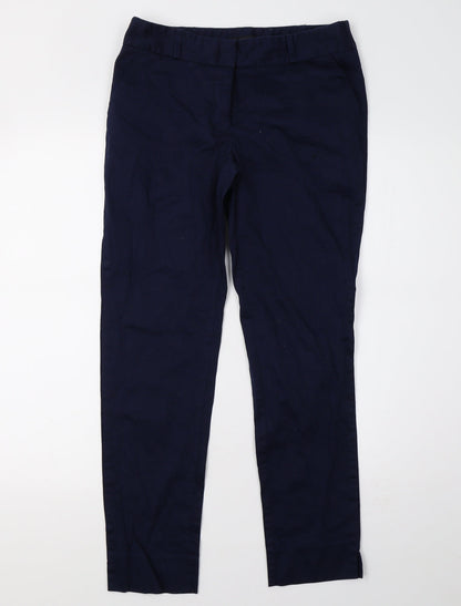Womens UK Size 10 Warehouse Regular Fit Skinny Blue Jeans