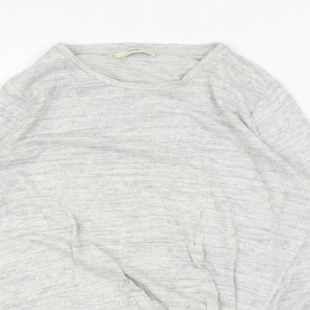 George Womens Grey   Basic Blouse Size M