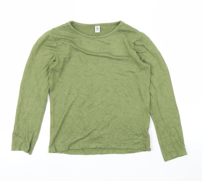 TU Girls Green   Pullover Jumper Size 8 Years