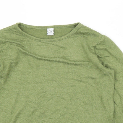 TU Girls Green   Pullover Jumper Size 8 Years