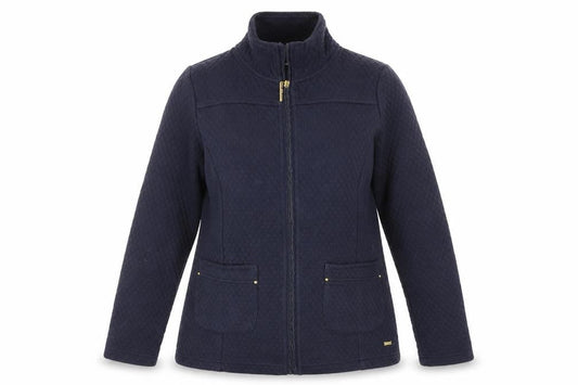DASH Womens Blue   Quilted Coat Size 10
