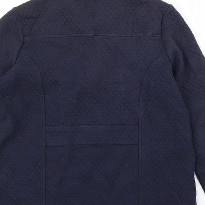 DASH Womens Blue   Quilted Coat Size 10