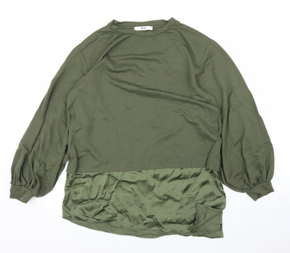 Womens UK Size L Find Green Pullover Jumper