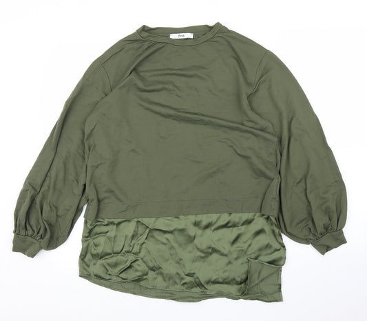 Womens UK Size L Find Green Pullover Jumper