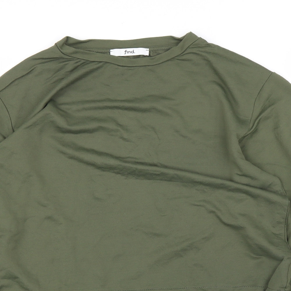 Womens UK Size L Find Green Pullover Jumper