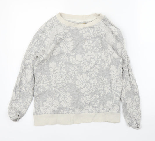 Womens UK Size S Zara Grey Pullover Jumper