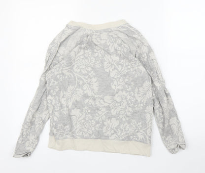 Womens UK Size S Zara Grey Pullover Jumper