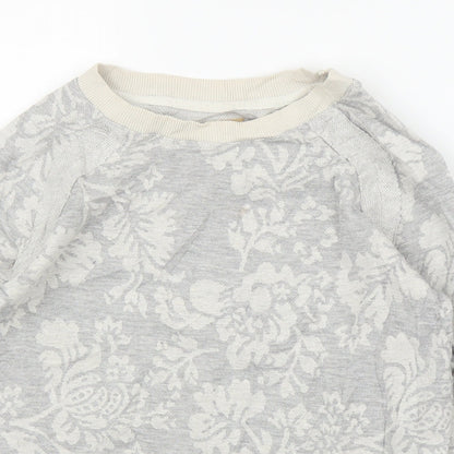 Womens UK Size S Zara Grey Pullover Jumper