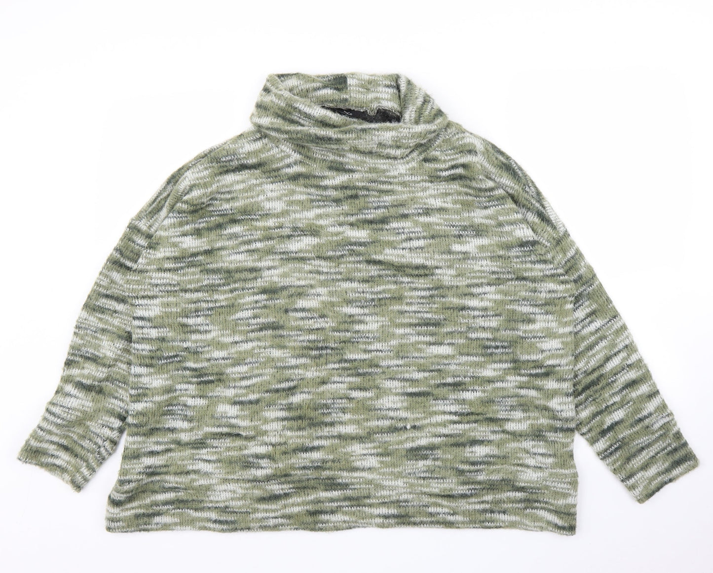 Womens UK Size 18 M&Co Green Pullover Jumper