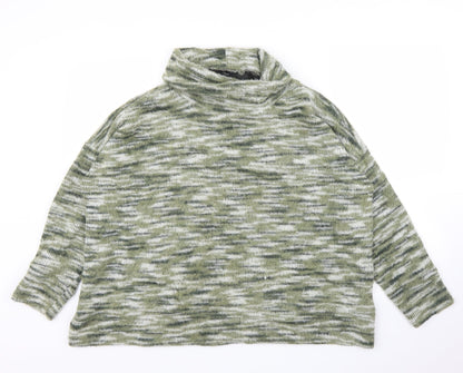 Womens UK Size 18 M&Co Green Pullover Jumper
