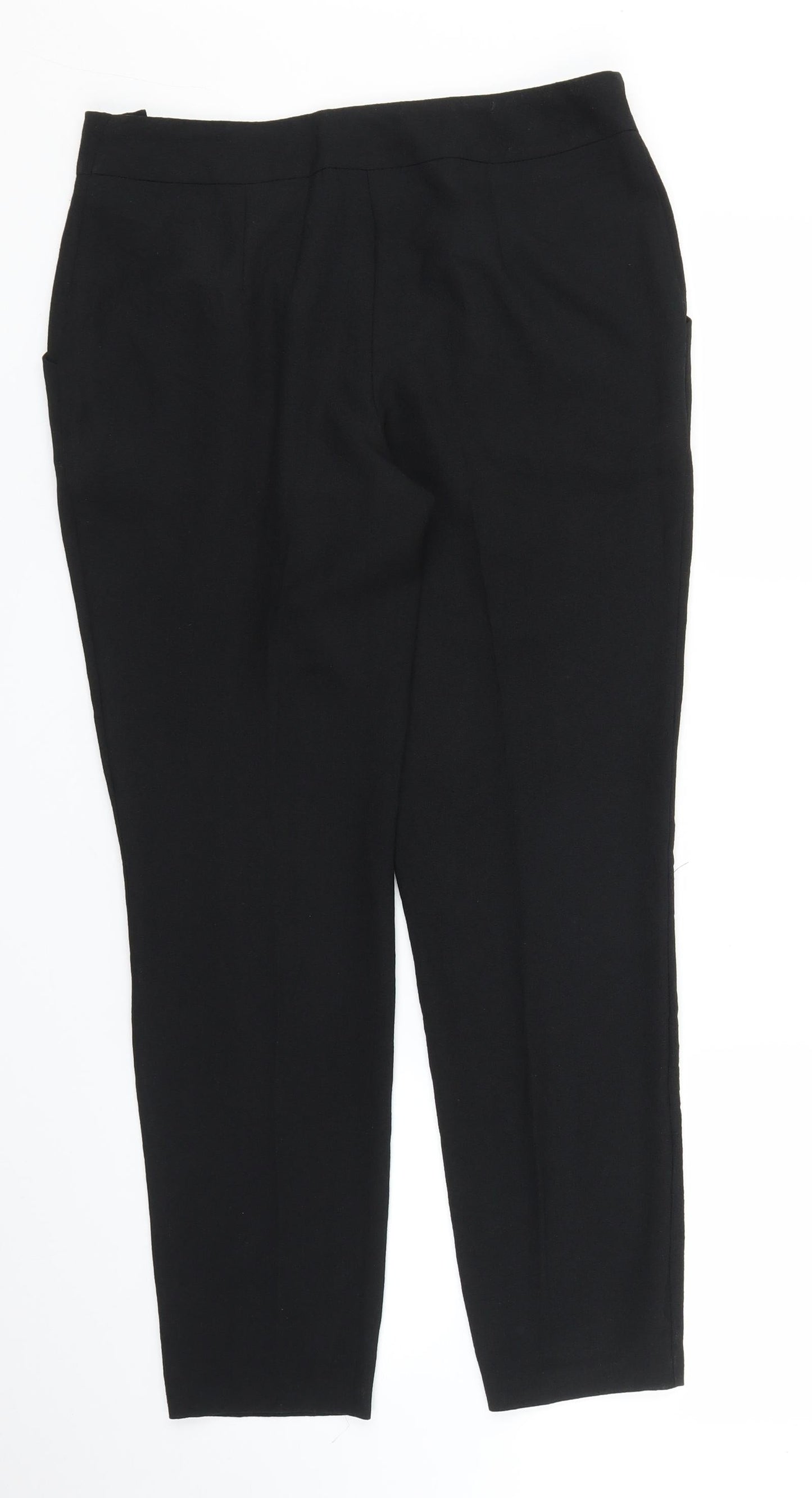 George Womens Black   Carrot Trousers Size 10 L25 in