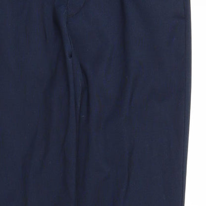H&M Womens Blue   Capri Trousers Size M L28 in